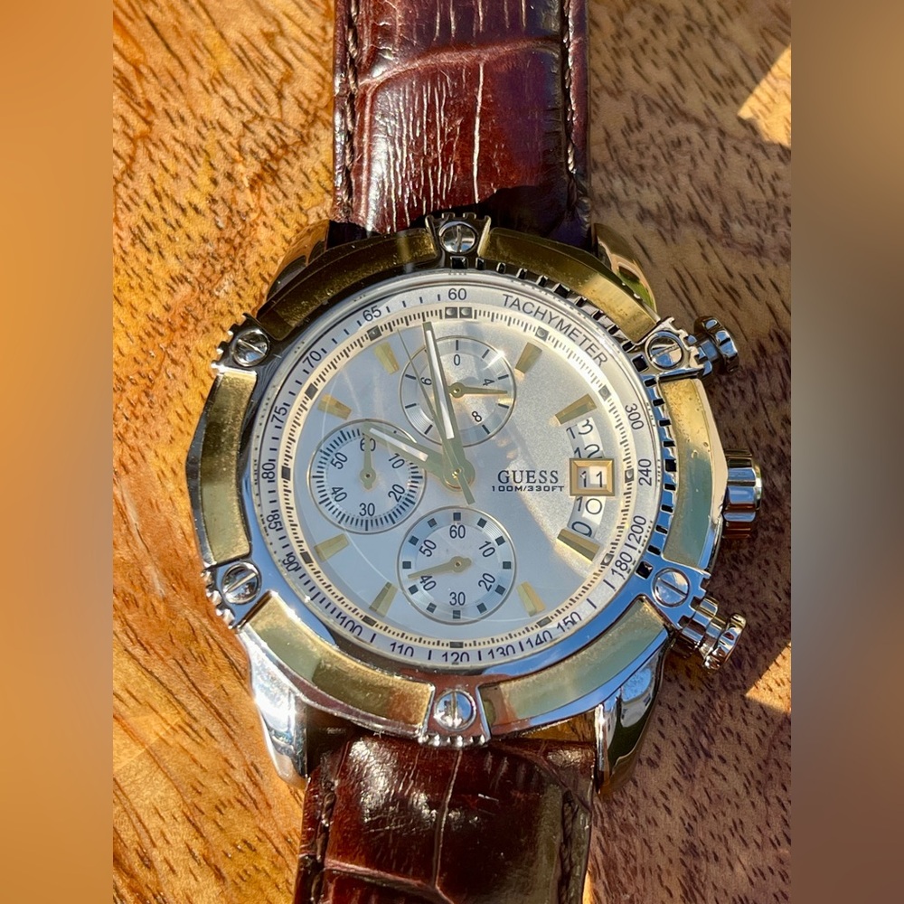 Guess Waterpro water resistant  Stainless Steel Back U16518G1